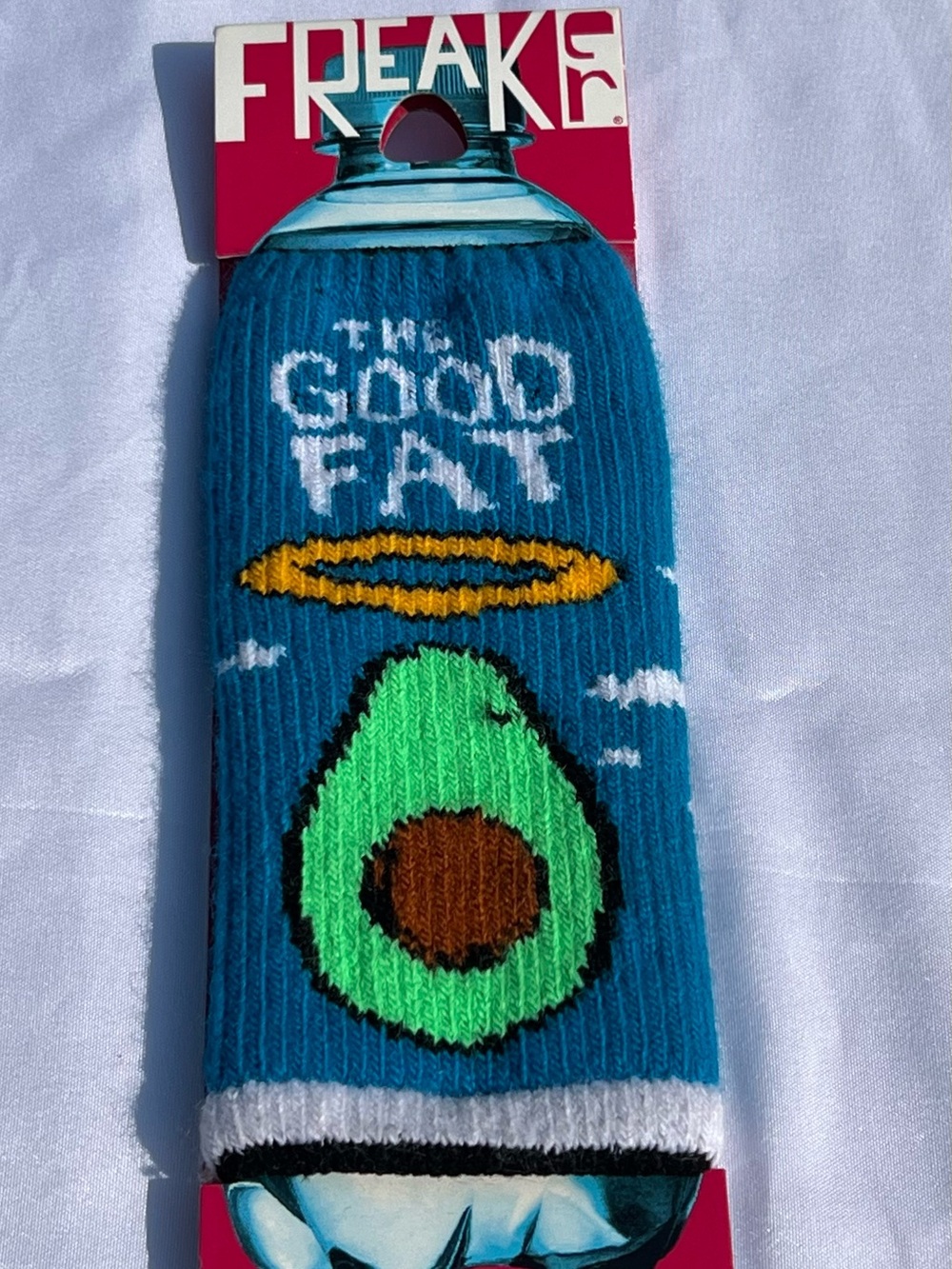 Freaker USA The Good Fat Avocado Bottle Koozie Sleeve Made in USA NWT